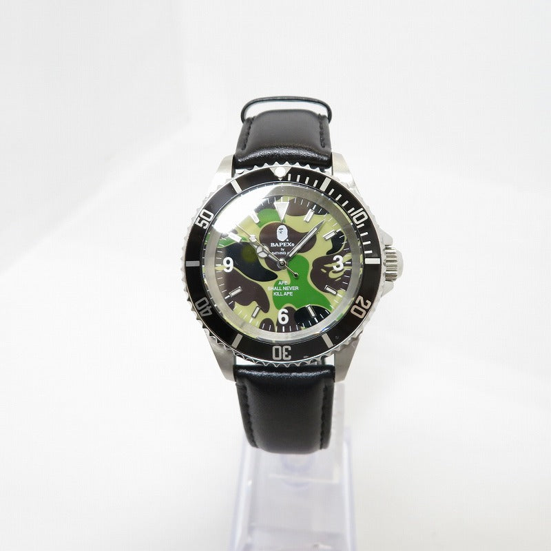 A BATHING APE | アベイシングエイプ TYPE1 BAPEX M 腕時計 カモ【瀬戸大橋店】