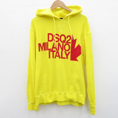 DSQUARED2 | ディースクエアード ビッグロゴ パーカー S71GU0318 S25030 イエロー サイズ：S【瀬戸大橋店】