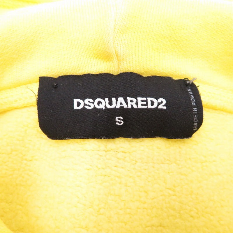 DSQUARED2 | ディースクエアード ビッグロゴ パーカー S71GU0318 S25030 イエロー サイズ：S【瀬戸大橋店】