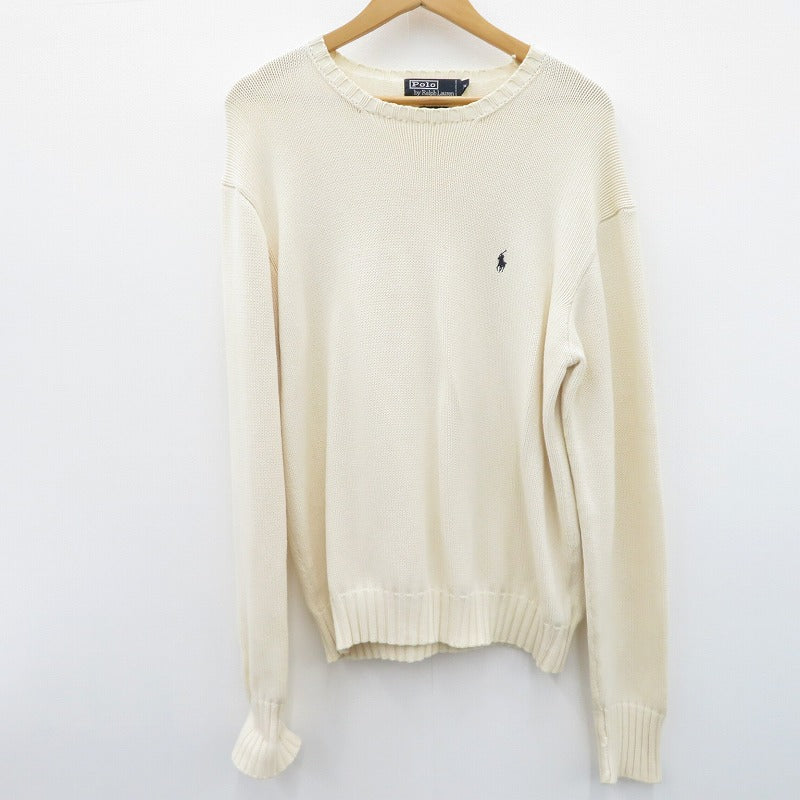 POLO RALPH LAUREN | ポロ・ラルフローレン ニット アイボリー サイズ：M【瀬戸大橋店】