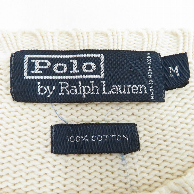 POLO RALPH LAUREN | ポロ・ラルフローレン ニット アイボリー サイズ：M【瀬戸大橋店】
