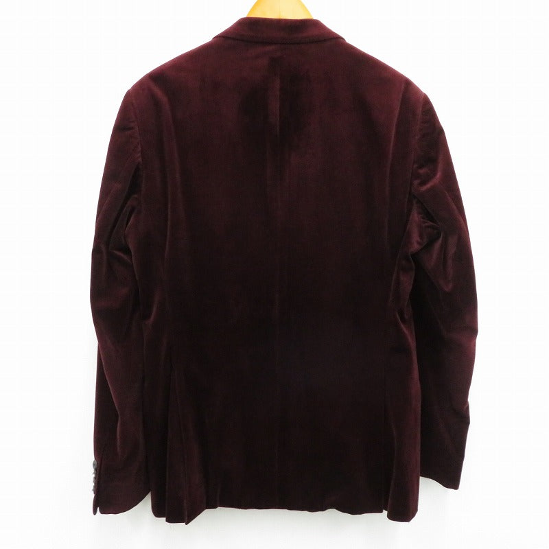 ARMANI COLLEZIONI | アルマーニコレッツォーニ テーラードジャケット ボルドー/バーガンディー サイズ：48【瀬戸大橋店】