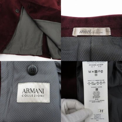 ARMANI COLLEZIONI | アルマーニコレッツォーニ テーラードジャケット ボルドー/バーガンディー サイズ：48【瀬戸大橋店】