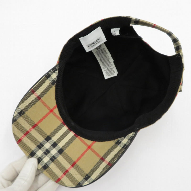 BURBERRY | バーバリー ﾋﾞﾝﾃｰｼﾞﾁｪｯｸﾍﾞｰｽﾎﾞｰﾙｷｬｯﾌﾟ キャップ 8068041 ベージュ サイズ：L【瀬戸大橋店】