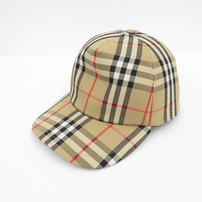 BURBERRY | バーバリー HEAVY COTTON CHECK TRUCKER CAP キャップ 8026929 ベージュ サイズ：L【瀬戸大橋店】