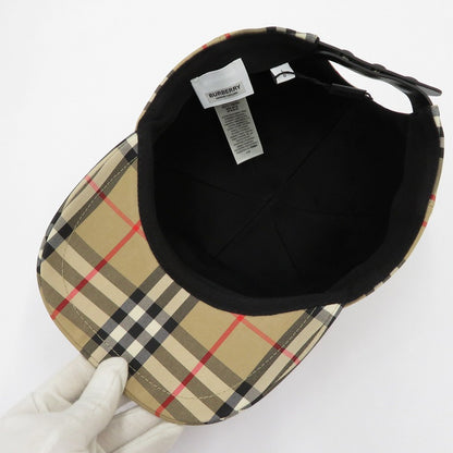 BURBERRY | バーバリー HEAVY COTTON CHECK TRUCKER CAP キャップ 8026929 ベージュ サイズ：L【瀬戸大橋店】