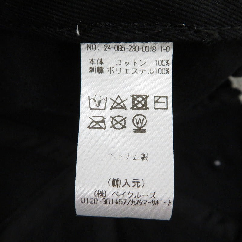 BTG MAGAZINE CAP キャップ ブラック【瀬戸大橋店】