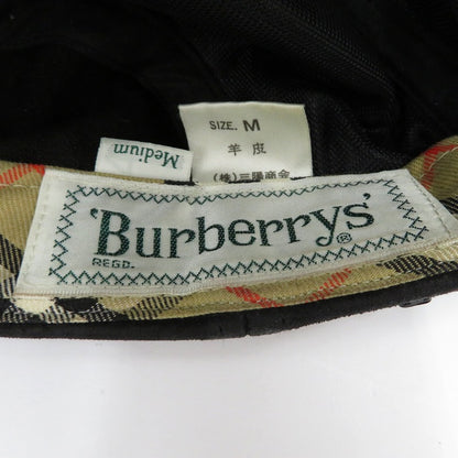 Burberry's | バーバリーズ ﾗﾑﾚｻﾞｰ ハンチング ブラック サイズ：M【瀬戸大橋店】