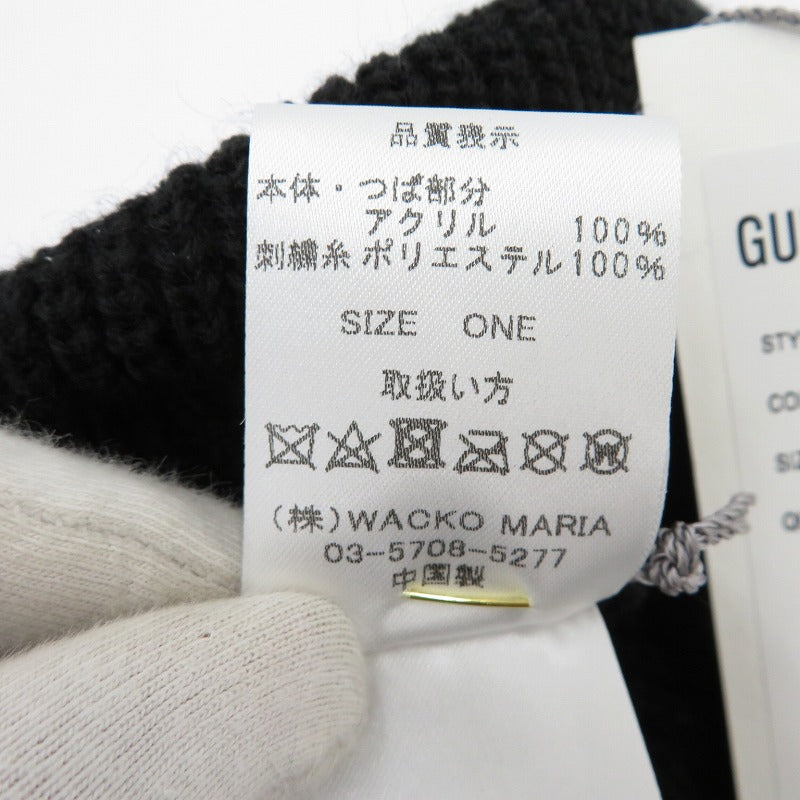 WACKOMARIA | ワコマリア KNIT WATCH CAP その他帽子 25FW-WMA-CP04 ブラック【瀬戸大橋店】