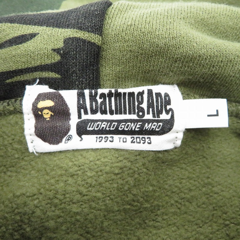 A BATHING APE | アベイシングエイプ パーカー カモ サイズ：L【瀬戸大橋店】