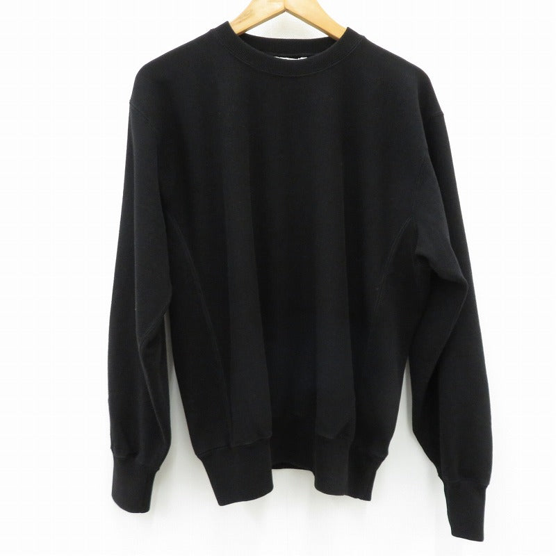 AURALEE | オーラリー SMOOTH SOFT BD SWEAT P/O スウェット A26SP0TU ブラック サイズ：4【瀬戸大橋店】
