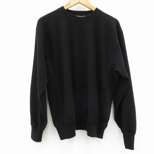 AURALEE | オーラリー SMOOTH SOFT BD SWEAT P/O スウェット A26SP0TU ブラック サイズ：4【瀬戸大橋店】