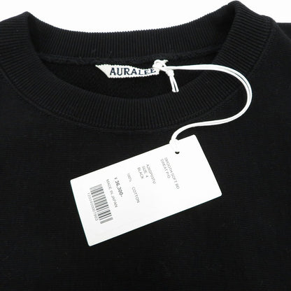 AURALEE | オーラリー SMOOTH SOFT BD SWEAT P/O スウェット A26SP0TU ブラック サイズ：4【瀬戸大橋店】