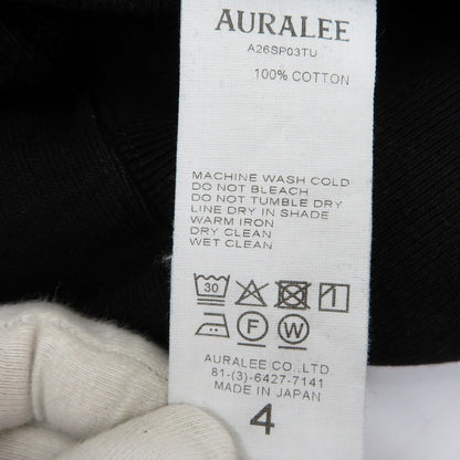 AURALEE | オーラリー SMOOTH SOFT BD SWEAT P/O スウェット A26SP0TU ブラック サイズ：4【瀬戸大橋店】