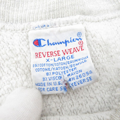 Champion | チャンピオン ﾘﾊﾞｰｽｳｨｰﾌﾞ/刺?ﾀｸﾞ スウェット グレー サイズ：XL【瀬戸大橋店】
