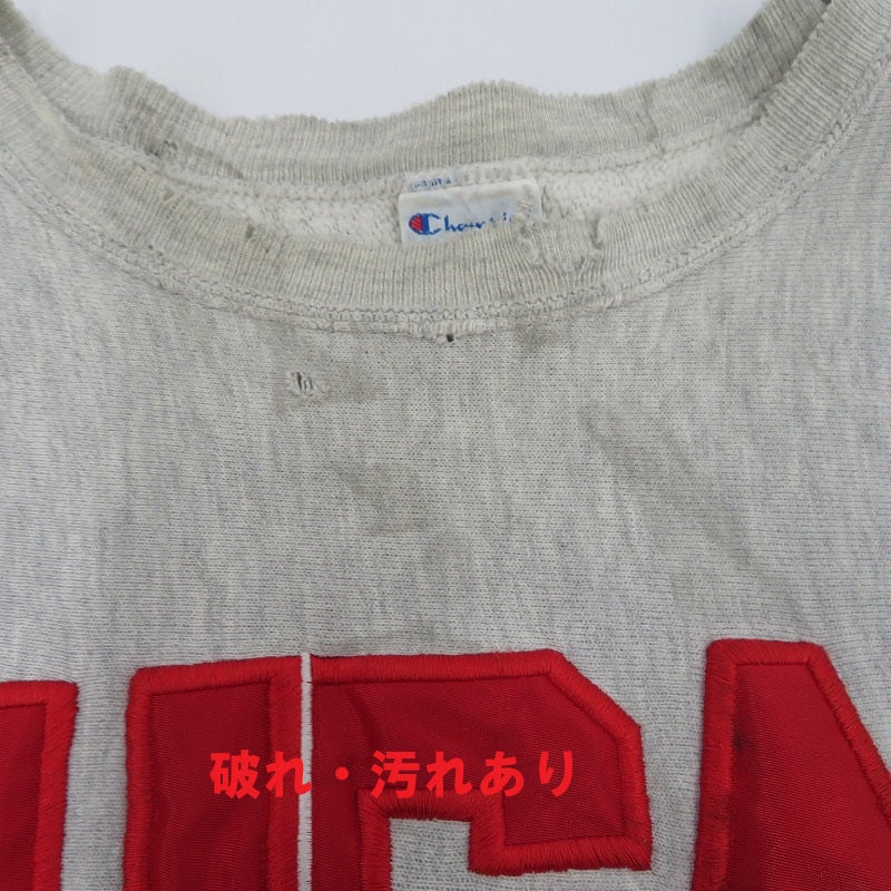 Champion | チャンピオン ﾘﾊﾞｰｽｳｨｰﾌﾞ/刺?ﾀｸﾞ スウェット グレー サイズ：XL【瀬戸大橋店】
