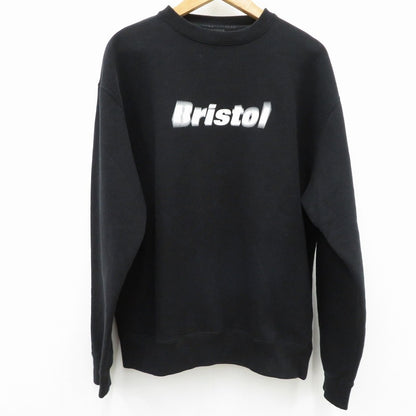 FCRB | エフシーアールビー BLURREDLOGOCREWNECKSWEAT スウェット 242094 ブラック サイズ：L【瀬戸大橋店】