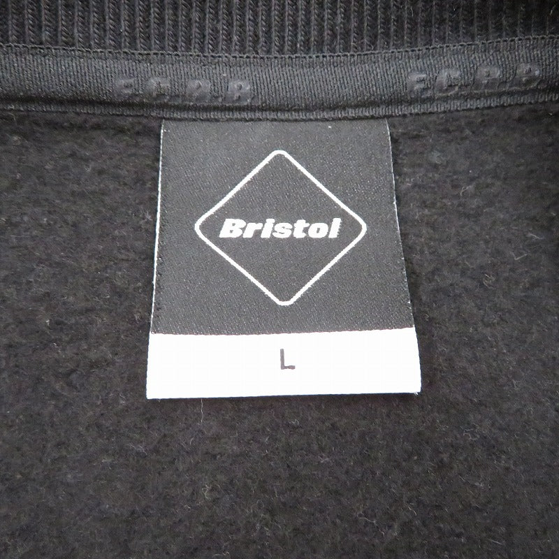 FCRB | エフシーアールビー BLURREDLOGOCREWNECKSWEAT スウェット 242094 ブラック サイズ：L【瀬戸大橋店】