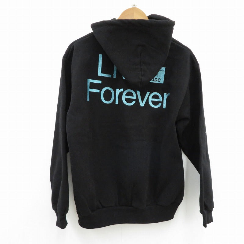 GDC | ジーディーシー kinski hoodie パーカー GD0190 ブラック サイズ：M【瀬戸大橋店】