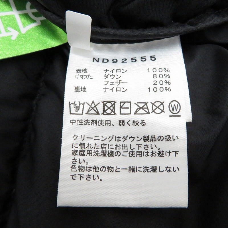 THE NORTH FACE | ザ・ノースフェイス ヌプシジャケット ダウンジャケット ND92555 ブラック サイズ：M【瀬戸大橋店】