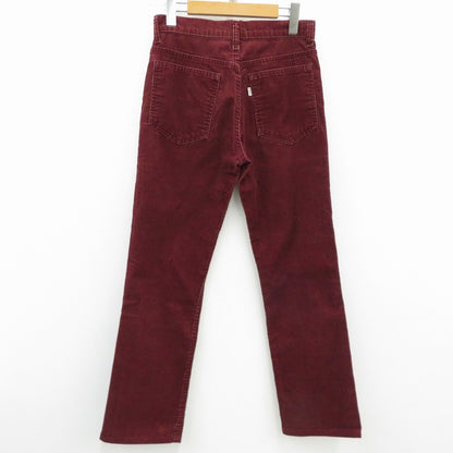 Levi's | リーバイス 白タブ ボタン裏11 その他ボトムス ボルドー/バーガンディー【瀬戸大橋店】