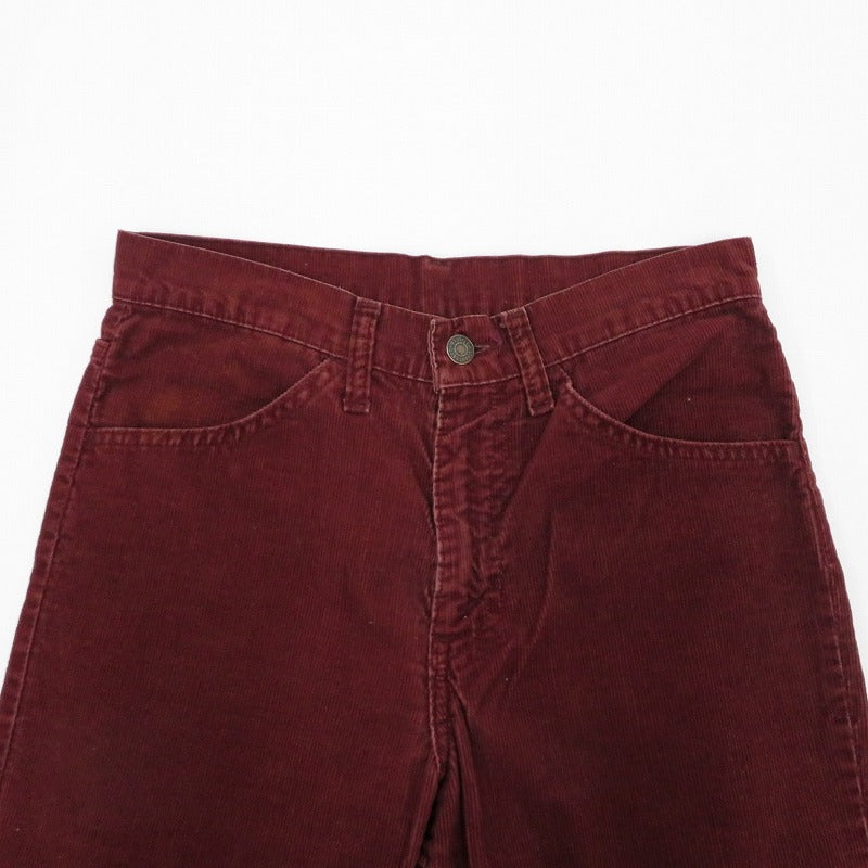 Levi's | リーバイス 白タブ ボタン裏11 その他ボトムス ボルドー/バーガンディー【瀬戸大橋店】