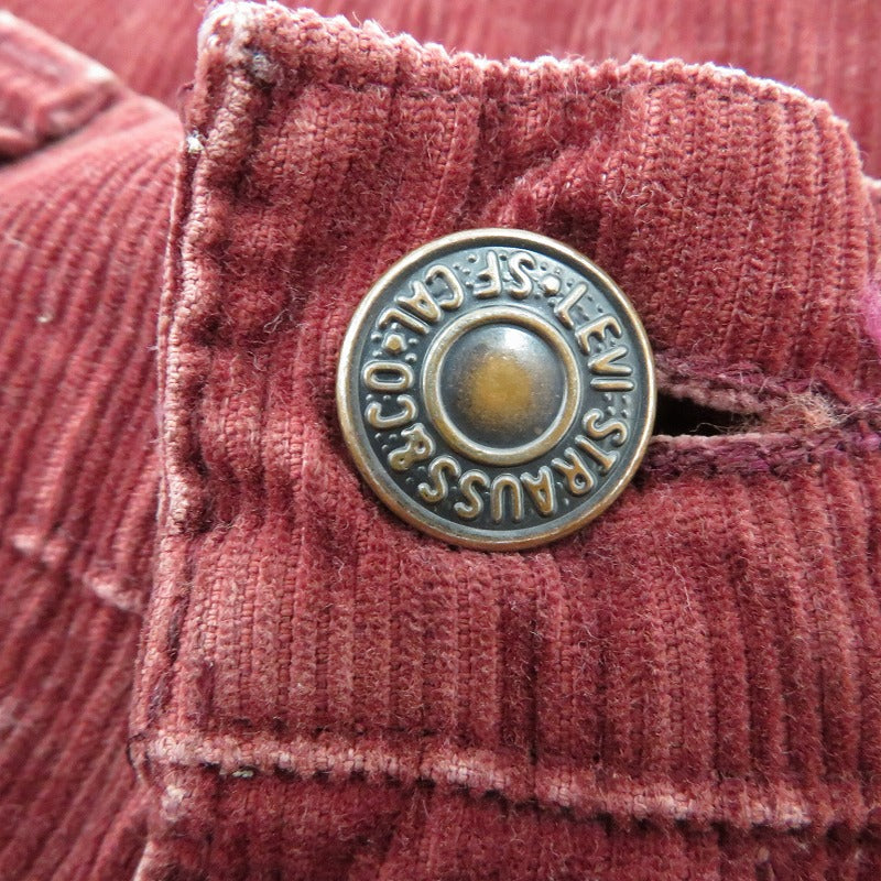 Levi's | リーバイス 白タブ ボタン裏11 その他ボトムス ボルドー/バーガンディー【瀬戸大橋店】
