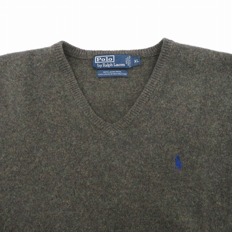 POLO RALPH LAUREN | ポロ・ラルフローレン ニット カーキ サイズ：XL【瀬戸大橋店】