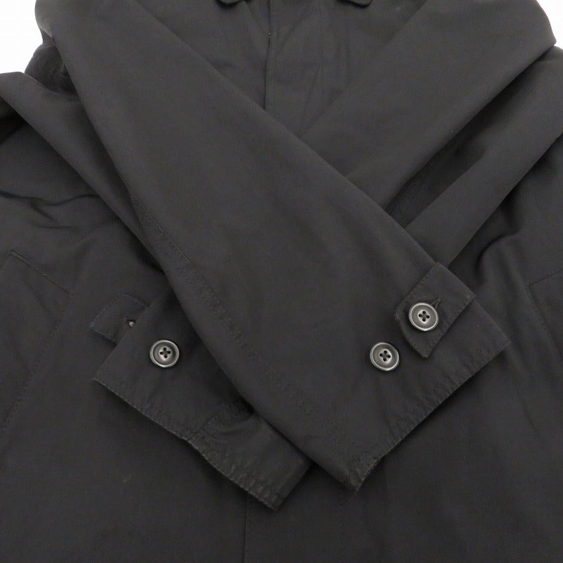 Eddie Bauer | エディー・バウアー 2WAY ステンカラーコート ブラック サイズ：L【瀬戸大橋店】