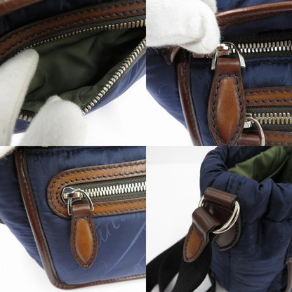 Berluti | ベルルッティ ナイロン スクリット メッセンジャーバッグ ショルダーバッグ I 1212 ネイビー【瀬戸大橋店】