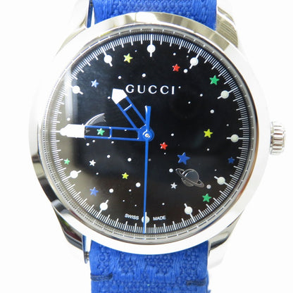 GUCCI | グッチ Gﾀｲﾑﾚｽ 腕時計 YA1264183 ブルー【瀬戸大橋店】