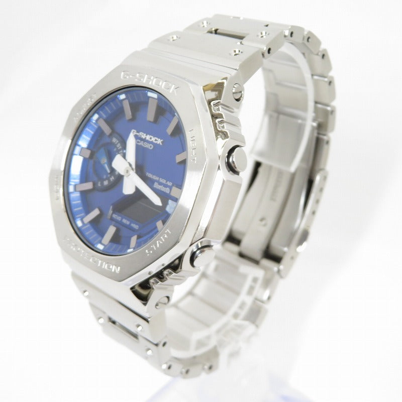 G-SHOCK | ジーショック FULL METAL/2100 Series 腕時計 GM-B2100AD-2AJF シルバー【瀬戸大橋店】