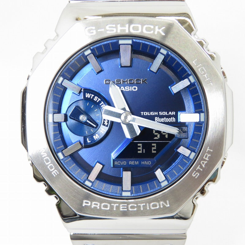 G-SHOCK | ジーショック FULL METAL/2100 Series 腕時計 GM-B2100AD-2AJF シルバー【瀬戸大橋店】