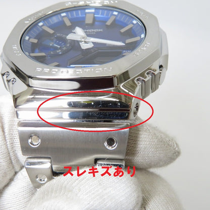 G-SHOCK | ジーショック FULL METAL/2100 Series 腕時計 GM-B2100AD-2AJF シルバー【瀬戸大橋店】