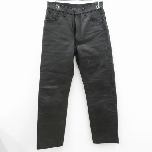 AERO LEATHER | エアロレザー パンツ ブラック【瀬戸大橋店】