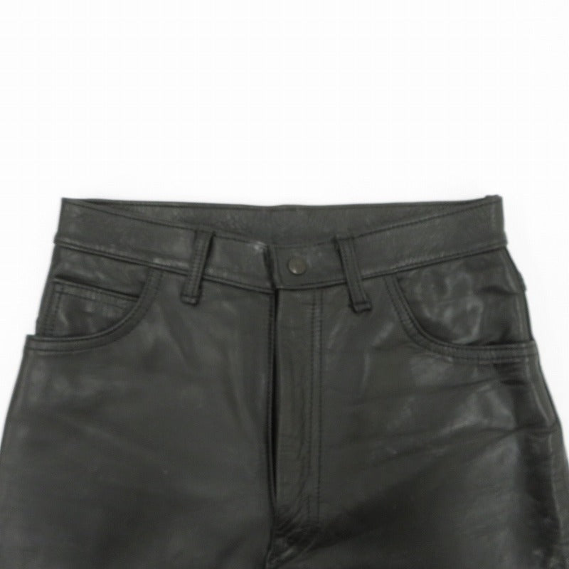 AERO LEATHER | エアロレザー パンツ ブラック【瀬戸大橋店】