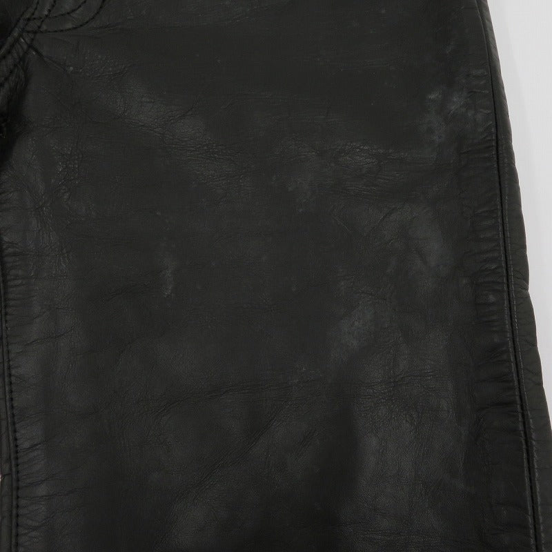 AERO LEATHER | エアロレザー パンツ ブラック【瀬戸大橋店】
