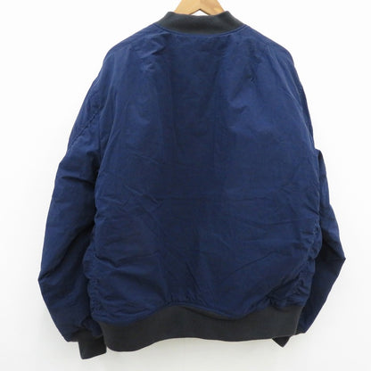 HOUSTON | ヒューストン Light MA-1 Flight JKT ミリタリージャケット 51308 ネイビー サイズ：XXL【瀬戸大橋店】