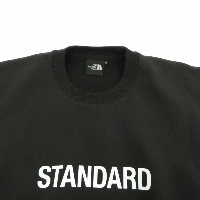 THE NORTH FACE | ザ・ノースフェイス STANDARD CREW スウェット NT62537R ブラック サイズ：M【瀬戸大橋店】