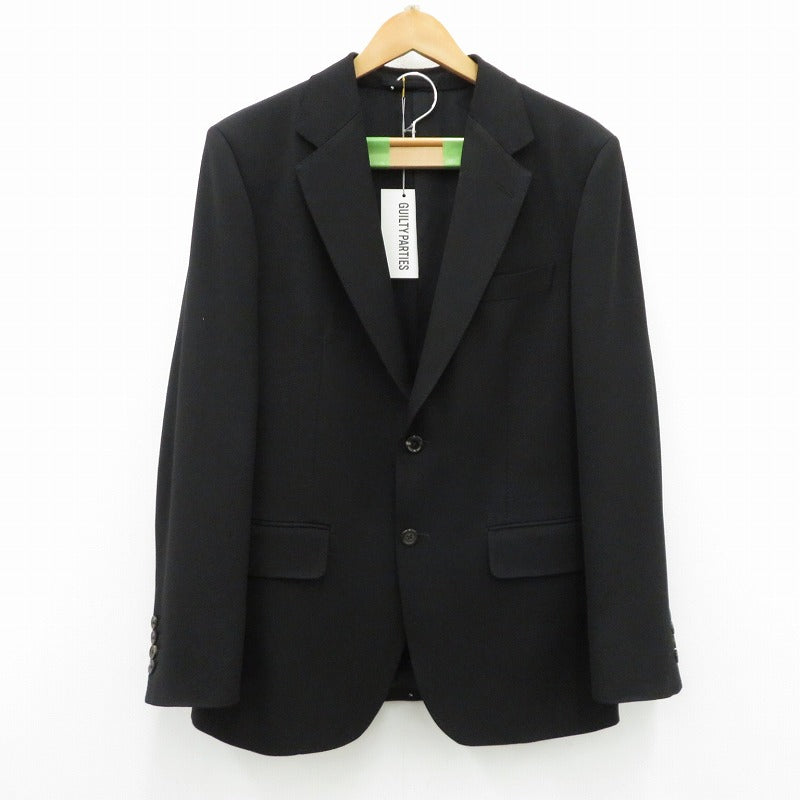 WACKOMARIA | ワコマリア ×DORMEUIL/SINGLE BREASTED JACKET/TROUSERS セットアップ 25SS-WMO-SU02/25SS-WMP-TR04 ブラック サイズ：M【瀬戸大橋店】