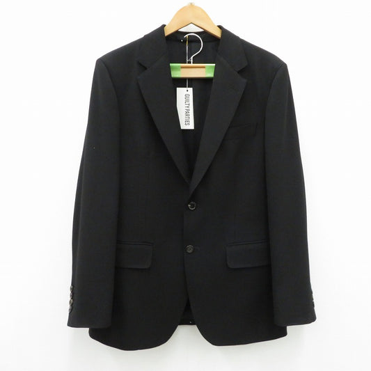 WACKOMARIA | ワコマリア ×DORMEUIL/SINGLE BREASTED JACKET/TROUSERS セットアップ 25SS-WMO-SU02/25SS-WMP-TR04 ブラック サイズ：M【瀬戸大橋店】