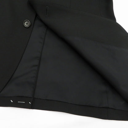 WACKOMARIA | ワコマリア ×DORMEUIL/SINGLE BREASTED JACKET/TROUSERS セットアップ 25SS-WMO-SU02/25SS-WMP-TR04 ブラック サイズ：M【瀬戸大橋店】