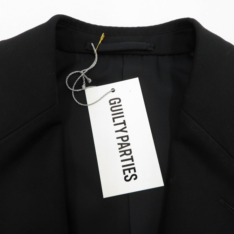 WACKOMARIA | ワコマリア ×DORMEUIL/SINGLE BREASTED JACKET/TROUSERS セットアップ 25SS-WMO-SU02/25SS-WMP-TR04 ブラック サイズ：M【瀬戸大橋店】