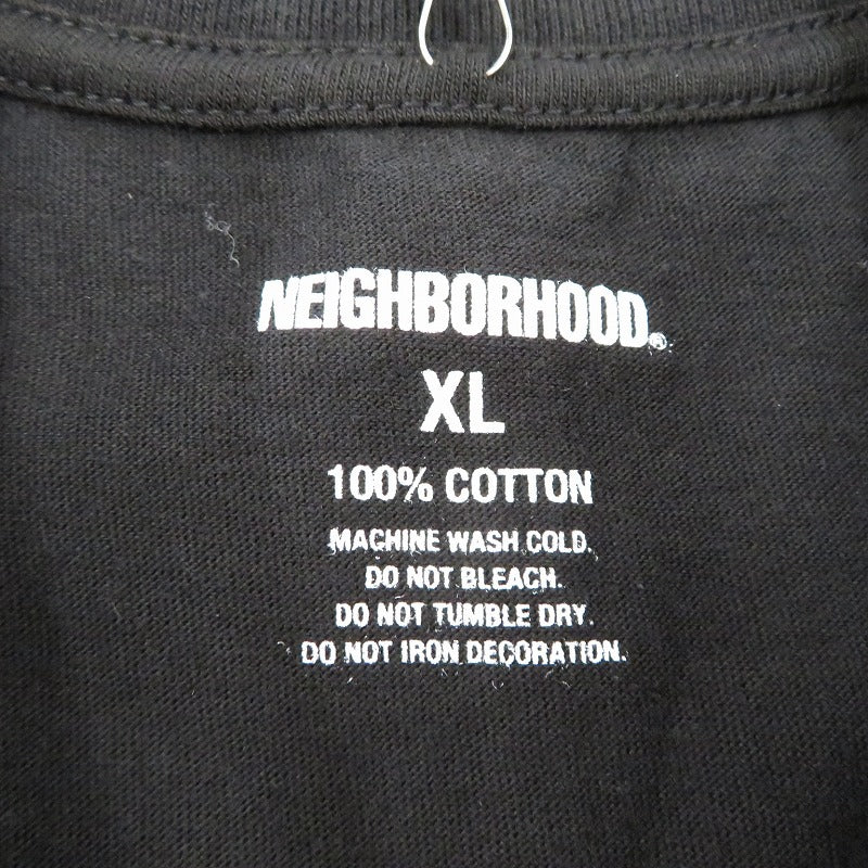 NEIGHBORHOOD | ネイバーフッド 長袖Ｔシャツ 252PCNH-LT10S ブラック サイズ：XL【瀬戸大橋店】