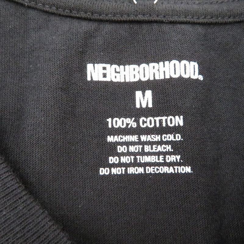 NEIGHBORHOOD | ネイバーフッド NH . TEE LS 長袖Ｔシャツ 252PCNH-LT10S ブラック サイズ：M【瀬戸大橋店】