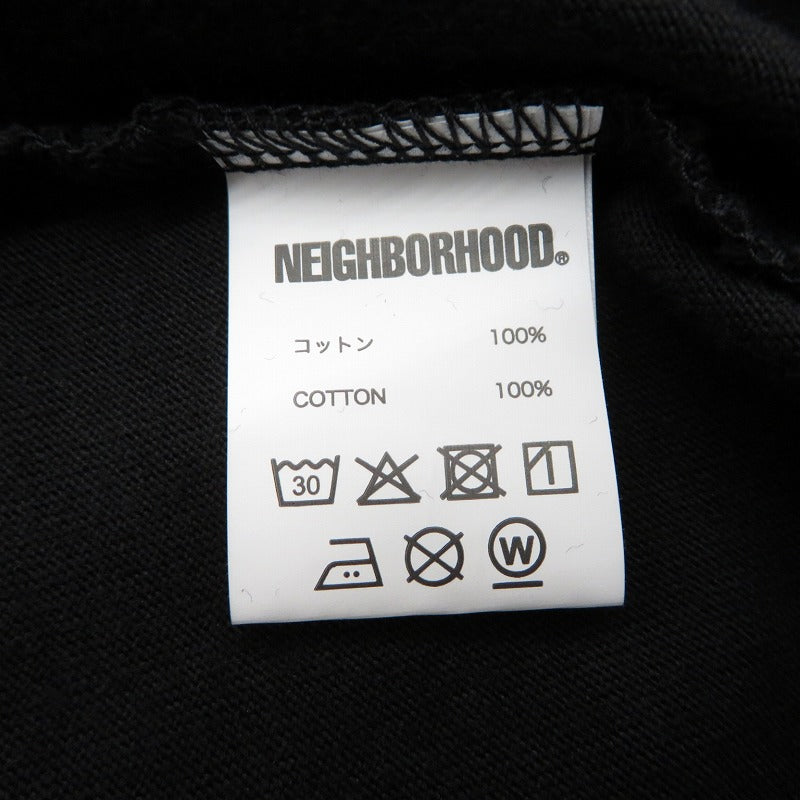 NEIGHBORHOOD | ネイバーフッド NH . TEE LS 長袖Ｔシャツ 252PCNH-LT10S ブラック サイズ：M【瀬戸大橋店】