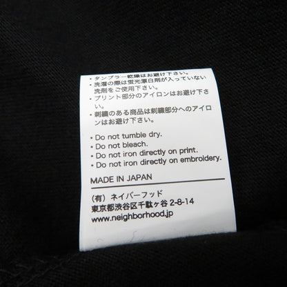 NEIGHBORHOOD | ネイバーフッド NH . TEE LS 長袖Ｔシャツ 252PCNH-LT10S ブラック サイズ：M【瀬戸大橋店】