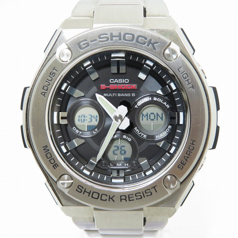 G-SHOCK | ジーショック G-STEEL/Mid Size Series/黒文字盤 腕時計 GST-W310D-1AJF シルバー【瀬戸大橋店】