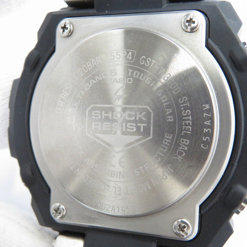 G-SHOCK | ジーショック G-STEEL/Mid Size Series/黒文字盤 腕時計 GST-W310D-1AJF シルバー【瀬戸大橋店】
