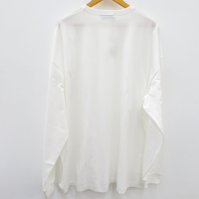 COOTIE | クーティー Oversized Print L/S Tee 長袖Ｔシャツ CTE-25A340 ホワイト サイズ：XL【瀬戸大橋店】